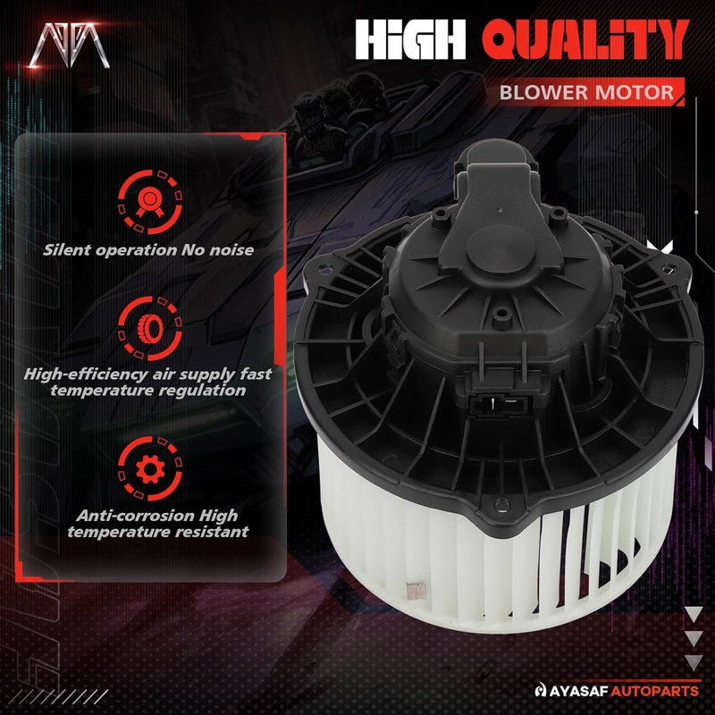 MAYASAF 700258 HVAC Blower Motor Assembly fit for Hyundai 17-20 Elantra/10-18 Santa Fe/13-18 Santa Fe Sport/2019 Santa Fe XL, for Kia 17-20 Cadenza/16-20 Optima/15-18 Sedona/11-20 Sorento 700259 - Image 4